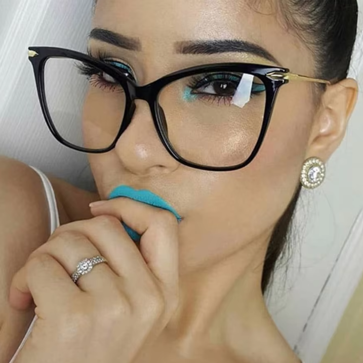 Cat Eye-Blaulichtfilter Brille